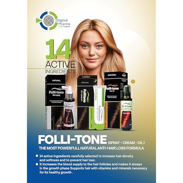Follitone hair oil for increasing hair density 120.0 Millilitre - Image 2